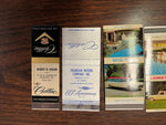 Vintage 1960s Lot Of 8 Cadillac Car Dealerships Matchbooks Various Designs