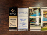Vintage 1960s Lot Of 8 Cadillac Car Dealerships Matchbooks Various Designs