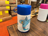 Vintage 1990s Blue Disney's Aladdin Lunchbox Thermos Aladdin Brand