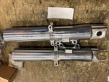 Polished Lower Fork Legs Harley Touring Road King Ultra CLASSIC FLH 2006 41mm
