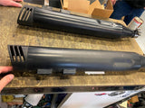 Black Slip ON Mufflers Harley Touring Road King Street Glide FLH 95-2016 Shark