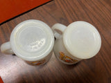 Lot 2 Vtg Fire King Tony The Tiger Esso Exxon Glass Milk Glass Coffee Mugs Cup