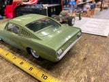 Vintage 1964 Green Ford Mustang Hardtop Model Promo Car 1:25 Scale Rare!
