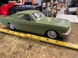 Vintage 1964 Green Ford Mustang Hardtop Model Promo Car 1:25 Scale Rare!