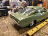 Vintage 1964 Green Ford Mustang Hardtop Model Promo Car 1:25 Scale Rare!