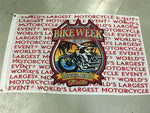 2014 DAYTONA BEACH BIKE WEEK FLAG 2014 RED/WHITE NEW