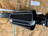 Arlen Ness Monster Sucker 90-Degree Air Cleaner Kit Deep Cut Black Harley M8