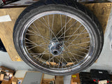 Front Wheel Tire Harley Wide Glide Softail 1984-1999 2.15x21 Spoke 3/4 FXST FXDW
