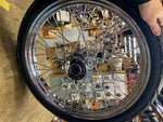 Front Wheel Tire Harley Wide Glide Softail 1984-1999 2.15x21 Spoke 3/4 FXST FXDW