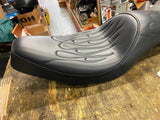 Predator Gunfighter Seat Harley Ironhead Sportster Flame 1957-78 Low Profile XLH