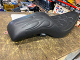 Predator Gunfighter Seat Harley Ironhead Sportster Flame 1957-78 Low Profile XLH