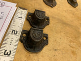 Antique Cast CAbinet Door Latch 1900's Victorian Hardware Drawer DEco Window pr!