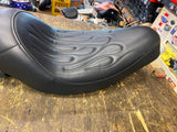 Predator Gunfighter Seat Harley Ironhead Sportster Flame 1957-78 Low Profile XLH