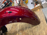 NOS OEM Rear Fender Harley Crimson red Sunglo Touring Road King Ultra gLIDE FLH