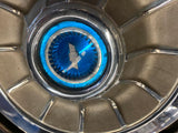 Set Hubcaps Chevy Impala Tri five corvair Blue Centers late 50's early 60's Car