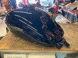 Vivid Black Emblems Harley Touring Gas TAnk T/O Ultra Classic Street Road Glide