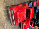 Vtg 1950's Tonka Truck Trailer Steam shovel Tin Toy Round Cab Fenders Low Boy!