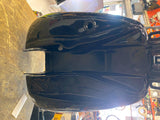 Vivid Black Emblems Harley Touring Gas TAnk T/O Ultra Classic Street Road Glide