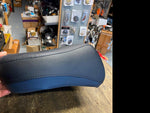 Heritage Springer Softail FLSTS Passenger Seat Pad Blue Trim Oem Harley Old Boy!