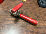Vtg Antique 1926 Made In USA Edlund Junior No. 5 Can Opener Rare Red Model