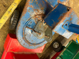 Vtg 1950's Tonka Truck Trailer Steam shovel Tin Toy Round Cab Fenders Low Boy!