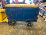 Vtg 30's Buddy L toy Truck Railway Express Agency Candy 23" Tin Tractory Trailer