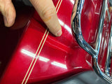 2005 Harley Ultra Classic Tour Pak Lava Red Sunglo FLH Glide Rack Pad Chrome Acc