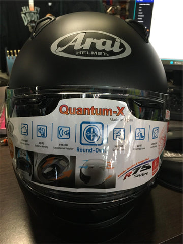 Arai Quantum-X Black Frost Size Medium Brand New FULL FACE