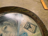 Satin beer tray Serving Satin Turkish Blend cigarette tray 20 for 15 cents 13.5"