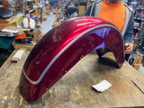 candy red Front Fender Harley Heritage softail FLST Straight custom paint oem