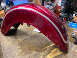 candy red Front Fender Harley Heritage softail FLST Straight custom paint oem