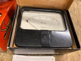 NOS Vtg Electronics Simpson Voltmeter Guage meter Analog Panel Meter Black Spade