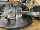 Diamond Stitch Solo Two Up Seat harley Touring Street Glide Road King FLH 2008^