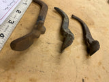 Antique Iron Thumb Door Latch 1800's Victorian Fancy Gate Lever Deco Hardware #2