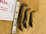 Antique Iron Thumb Door Latch 1800's Victorian Fancy Gate Lever Deco Hardware #2