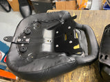Diamond Stitch Solo Two Up Seat harley Touring Street Glide Road King FLH 2008^