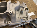 SBC CHEVY V-8 327 350 WEIAND 8004 ALUMINUM DUAL PLANE INTAKE MANIFOLD