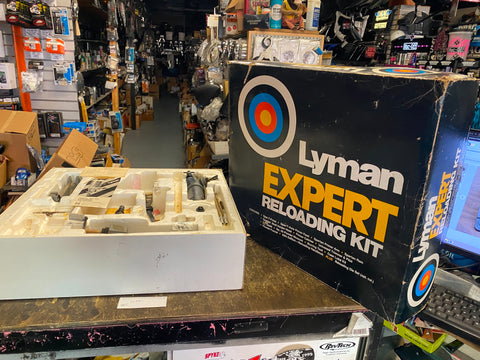Vtg Lyman Expert Bullet Reloading Press Kit System Spartan Ram Primer Feed