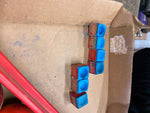 Vtg Billiard Pool Table Balls Set Triangles USA 1950's Chalk lot Accessories!
