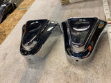 chrome Axle covers Harley Softail Fatboy FXST OEM FLSTF Heritage FLSTC