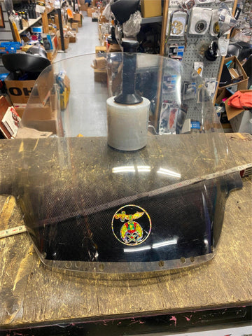 OEM Windshield Yamaha Venture Royal 19" 1983-1993 Clear Used