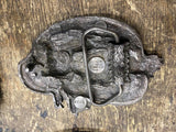 OEM Vtg Harley Davidson Belt Buckle Live to Ride Touring Dyna Softail Sport 1981