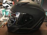 Sena Stryker W/ Mesh Intercom Matte Black Helmet MEDIUM  FF Full Face Bluetooth