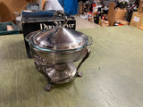 Lot Of 2 LEONARD SILVER MFG BRAND SILVER PLATED DUO SERVER
