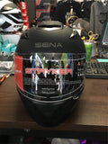 Sena Stryker W/ Mesh Intercom Matte Black Helmet LARGE FF Full Face Bluetooth