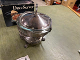 Lot Of 2 LEONARD SILVER MFG BRAND SILVER PLATED DUO SERVER