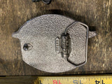 Vtg Harley Davidson Belt Buckle Eagle Metal Flake Touring Dyna Softail Chopper!