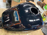 Vivid Black Gas Tank 2009^ Harley Touring FLH Street Road Ultra Glide OEM Nice!