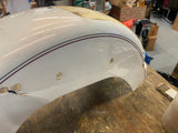 Pearl White Rear Fender Harley Heritage softail FLST Crease on side 2000^ OEM