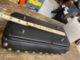 Tall Sissybar Pad Pillow Studs Harley Chopper Spotster Dyna FXR Backrest 10"